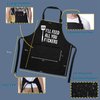 Miracu Funny Apron for Men Women - Funny Dad Gifts, Funny Gifts for Men Mom - Mothers Day, Fathers Day, Birthday Gifts for Dad Brother Boyfriend - Cool Cooking BBQ Grilling Aprons for Men, Chef Gifts