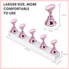 Makartt Nail Stand for Press On Nails Display Practice Art Magnetic Fake Nail Holder for Painting Nails Stand for False Nail Designs with Double-sided Tape for Home DIY Beginner Salon Supplies