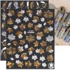 Autumn Leaves Nail Decals,Bronzing Fall Nail Stickers White Laser Gold Maple Leaf Nail Art Stickers,3D Self-Adhesive Stickers for Nails Decorations Accessories Women DIY Nail Supplies,9 Sheets/Set