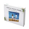 AMEITECH Acrylic Photo Frames,3.5x5'' Double Sided Magnetic Picture Frame, Desktop Frameless Postcard Display