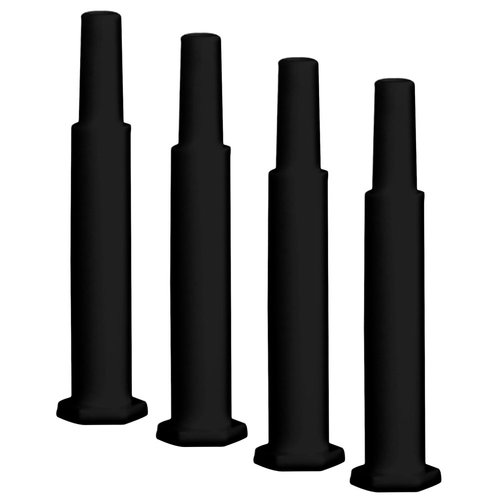 Figures Toy Company Set of 4 Black Ring Corner Foot Pieces Wrestling Action Figure Ring