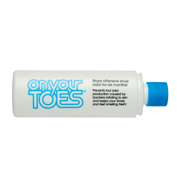 On Your Toes Natural Foot and Shoe Odor Eliminator –Shoe Deodorizer with Body Powder to Neutralize Smelly Odors – Long-Lasting, Fast-Acting Foot Powder for Kids and Adults