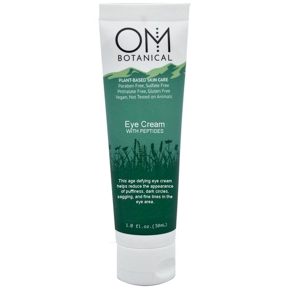Peptide Eye Cream w/Vitamin C, Organic Argan Oil, Cucumber | Safe, Ultra Hydrating Rapid Wrinkle Repair Eye Gel For Fine Lines, Under Eye Bags and Dark Circles | Day & Night Cream