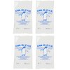 GMS Cold Pax Ice Pack Reusable 4 Pack - Extra Cold Ice Pack Replacements - 3 oz Multipurpose Gel Packs for Aches, Pains, Bruises, Sores, Coolers, Lunch Boxes, and Medical Purposes
