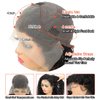 Besurina Kinky Curly Lace Front Wig Human Hair 13x4 Wear and Go Glueless Wigs Human Hair Pre Plucked with Baby Hair 22 Inch HD Deep Jerry Curly Wave Lace Frontal Wigs 151% Density Full and Thick