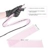 ATOMUS 100pcs Tattoo Clip Cord Sleeves with 2pcs Self-adhesive Bandage Disposable Plastic Cover Bags Tattoo Pen Bag Tattoo Machine Accessories (Pink)