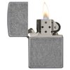 Zippo Lighter - Personalized Chrome Windproof Lighter Custom Message Engrave (Antique Silver Plate) #121FB