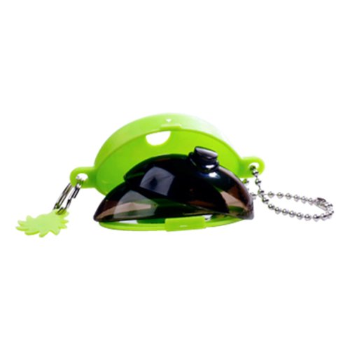 Podz Goggles [1 Pair Random Colors] Keychain Tanning Bed Eye Wear - Tanning Goggles 2pc- No Nose Bridge, No Tan Lines