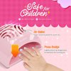 MelodySusie Portable Kids Nail Dryer, Mini Nail Fan Quick Nail Dryer for Regular Polish Manicure Tool, Safe for Hands, Skin, Children's Gift, Great Gift for Girls