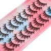 Andy's Orchids Manga Lashes, Fairy Clusters Cosplay Lashes, Natural Fluffy Wispy Mink Lashes, Japanese Anime Lashes, Dramatic Cat-Eye Makeup Lashes, 10 Pairs Pack Fake Eyelashes