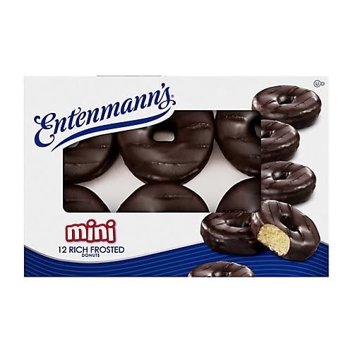 Entenmann's Mini Donuts Rich Frosted - 12 Ct
