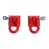 ShareGoo Metal RC Crawler Trailer Tow Hook Hooks Buckle Winch Shackles RC Decorations Accessories Compatible with 1/10 Scale RC Crawler Truck TRX4 D90 SCX10 Climbing Car (Red)