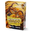 Dragon Shield Matte Mini Japanese Orange 60 ct Card Sleeves Individual Pack