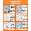 30 Sheets All Holiday Nail Stickers, St. Patrick's Halloween Christmas Valentine's Thanksgiving Day Nail Art Decals Mixed All Season Set, Self-Adhesive Year-Round Manicure Decorations Supplies