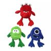 Multipet Minipet 5" Monsters Plush Dog Toy - Assorted