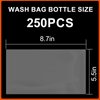 300pcs Tattoo Wash Bottle Bags,Thicken Disposable Squeeze Bottle Bags,for Tattoo Bottles Tattoo Supplies Tattoo Kits (Transparent)