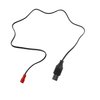 Maxmoral 3PCS Black USB Charging Cable JST Plug 3.7V USB Lithium Battery Charger for RC Aircraft Helicopter Toy Accessory