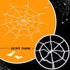 YUNAI Spider Webs Halloween Decorations Outdoor, 10.5ft 7 Coils White Fake Spider Web, Scary Haunted House Outdoor Wall Decor for Halloween Party Hanging Decorations