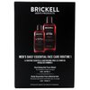 Brickell Men's Daily Essential Face Care Routine I, Gel Facial Cleanser Wash and Face Moisturizer Lotion, Men's Skincare Gift Set Natural and Organic, Scented