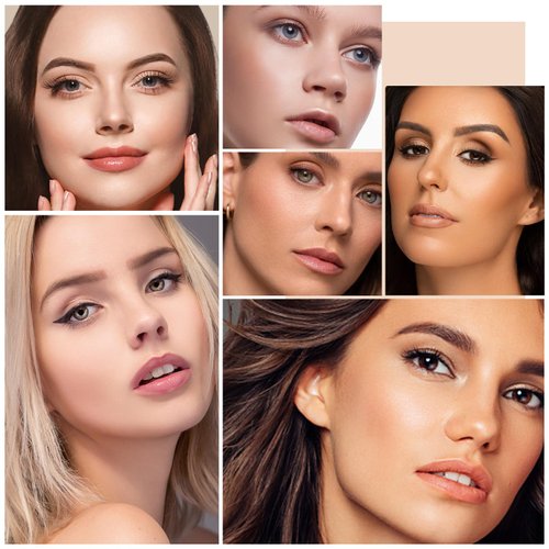 AFGHOUZ Concealer & Color Corrector Kit, Lightweight With Brush, Cover Dark Circles, Brighten Skin, Create Natural Flawless Base Makeup