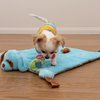 EZDOM Puppy Play Mat with Toys for Small Breeds - Blue, 23”x20” - Multi-Functional Interactive Puppy Toy and Sleeping Pad with Detachable Dog Toys for Puppies to Keep Busy, Puppy Gifts for New Owner