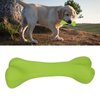 Rubber Dog Toy, Dog Dental Chew Toys Tough Dog Bone Toy Durable Dog Chew Toy Hard Rubber Bone for Dogs Indestructible Dog Toys Dental Dog Toy for Teeth(L-Green)