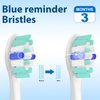 Lanveda 12 Pack Replacement Toothbrush Heads Compatible with Philips Sonicare 4100 6100 Toothbrush, C1 C2 Replacement Brush Heads for Sonicare Click-on Electric Toothbrush HX3861/24, White