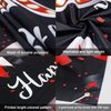 JOYKY Happy 9th Birthday Banner, Red Black Happy 9th Birthday Party Decorations for Boys Girls, 9 Year Old Birthday Supplies Backdrop Décor, 5.9 X 3.8 Fts