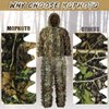 MOPHOTO Ghillie Suit 3D Leafy Camo Hunting Suits, Woodland Gilly Suits Gillies Suits for Men, Leaf Camouflage Hunting Suits