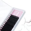 ALLOVE Eyelash Extension Classic Lash Extensions 0.18 C Curl 8-15mm Mixed Tray Premium Silk Individual Volume Lash Extensions Lash Trays for Lash Extensions Supplies Single Eyelash Extensions