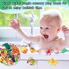 WinnerWhy 105 Pcs Safari Animal Toys Sea Creature Toys Realistic Jungle Animals Figurines Ocean Sea Animal Plastic Animal Learning Toys for Educational Party Cake Cupcake