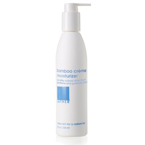 LATHER Bamboo Crème Moisturizer | Body Lotion With Essential Oils | Body Skin Care Product With Aloe Vera, Glycerin & Lavender Essential Oil | Skin Care | Beauty Products | Self Care | 8 Fl Oz