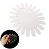 Honbay 20PCS Plastic 20 Tips False Nail Swatches Wheels Nail Art Color Polish Display Wheel for Manicure