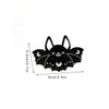 Halloween Hair Claw Clips Hair Claw for Women 1Pcs Black Bat Hair Claw Clips for Thick Hair Black Hair Clips Hair Clips Resin Hair Clips Black Cute Bat Halloween Clips Cute Hair Clips Accessories
