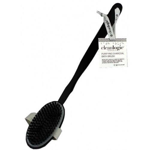 Clean Logic Purifying Charcoal Bath Brush, 1 count