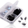 AuReve Lash Clusters,Eye Lash Clusters,DIY Lash Extensions Clusters,Individual Lashes,Eyelash Clusters,Lash Clusters D Curl For Home Use,96 Pcs 0.07D 10/12/14/16mm Mix (G02)