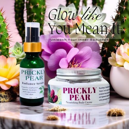 Prickly Pear Radiance Serum and Nourishing Body Creme Set