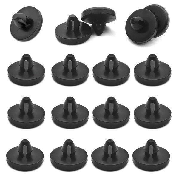 12 PCS Brake Switch Stopper, Brake Switch Stopper, Car Truck Auto Brake Pedal Pad Brake Light Switch Stopper Brake Switch Pad Automotive Clutch Pedal Stopper 90541-06036 (Black）