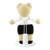 NUOBESTY Doll Stands Display Holder Doll Bracket Support Bear Stand for Home White 15cm 4pcs