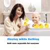 UMBWORLD Preschool Bath Toys Rubber Floating Squeaky Baby Wash Shower Toy for Toddlers Kids Party Decoration 12 Pcs (Yellow Duck)