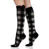 VIM & VIGR Cotton 20-30 mmHg Medical Grade Compression Socks (Heathered Grey Montana Plaid, Small/Medium (1))