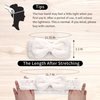 DOOBO 3 Pack Spa Headbands Microfiber Bowtie Headbands for Women for Washing Face, White, Gray, Pink