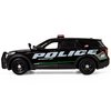 All Star Toys 2022 Ford Explorer Police Interceptor Utility Promo 1:24 Diecast Model Car Exclusive Motormax 76992
