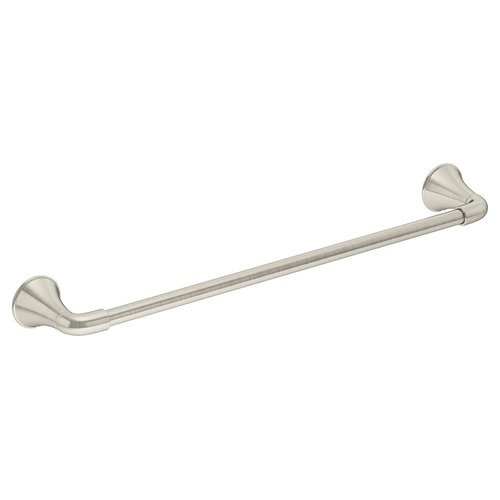 Symmons 553TB-18-STN Elm 18 in. Wall-Mounted Towel Bar in Satin Nickel