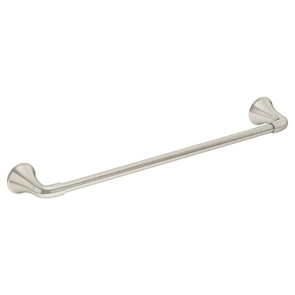 Symmons 553TB-18-STN Elm 18 in. Wall-Mounted Towel Bar in Satin Nickel