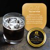 FOUZEE Pure Himalayan Mountains Shilajit - Authentic Hard Consistency, Natural Source of Fulvic Acid, Over 85 Trace Minerals, Includes Stainless Steel Spoon (10 Grams)