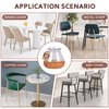 2023 New Chair Leg Floor Protector Chair Sliders Floor Protector Rubber Chair Leg Protectors for Hardwood Floors Felt Furniture Pads Silicone Caps 32Pack Clear Medium (Fit:0.76"-1.18")