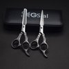 Hair Cutting Scissors Set, Hair Scissors Thinning Shears for Hair Cutting, Professional Barber Scissors Japanese Stainless Steel, Hair Shears for Women Men Adults Kids Salon Home Use