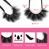 Eyelashes Fluffy Mink Lashes Dramatic Full Volume False Eyelashes 6D Faux Mink Eye Lash 18mm Long Lashes Pack 8 Pairs by Winifred