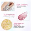 Face and Body Glitter 8PCS Body Glitter Face Glitter Gel, Singer Concerts Christmas Festival Rave Accessorie, Glitter Face Paint Holographic Chunky Glitter for Christmas Makeup